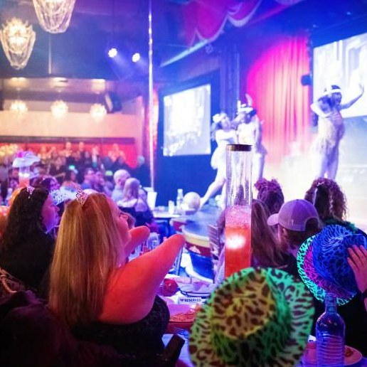 Full showroom during an event